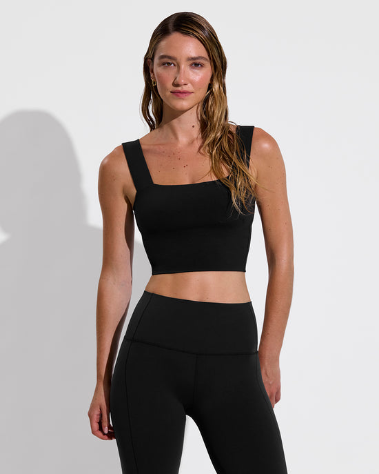 Frame Top + Super Moves Tight - Jet (Size S)