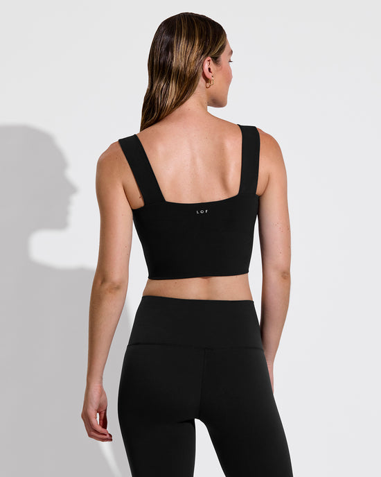 Frame Top + Super Moves Tight - Jet (Size S)