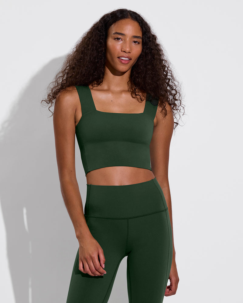 Frame Top + Super Moves Tight - Palm (Size S)