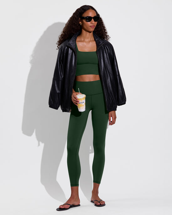 Frame Top + Super Moves Tight - Palm (Size S)