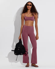 Pool Days Top + Kick It Pant - Desert Plum (Size S)