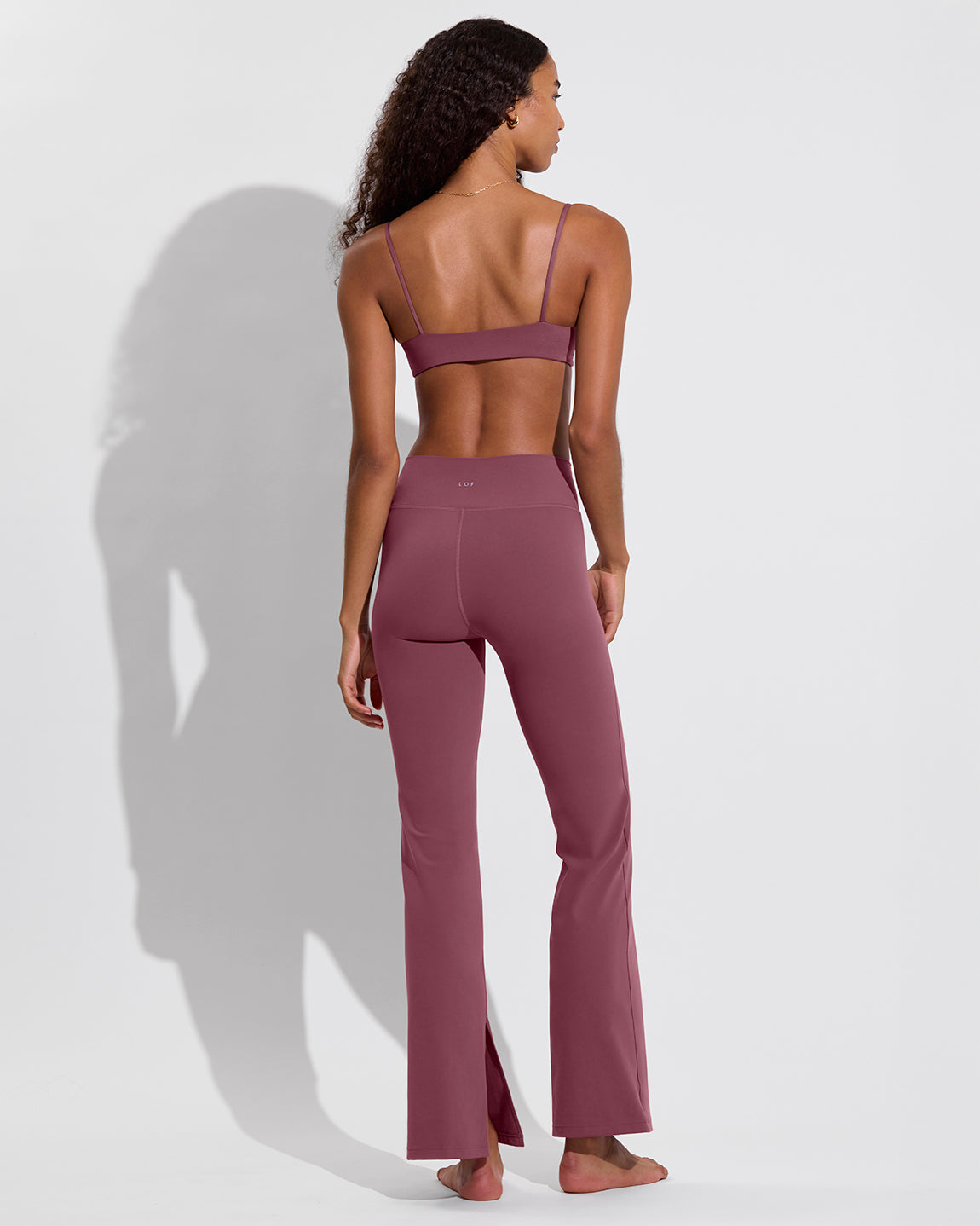 Pool Days Top + Kick It Pant - Desert Plum (Size S)