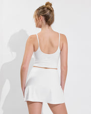 Barre Tank + Match Skirt - Coconut (Size S)