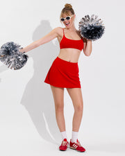 Pool Days Top + Match Skirt - Sweet Chili Heat (Size S)