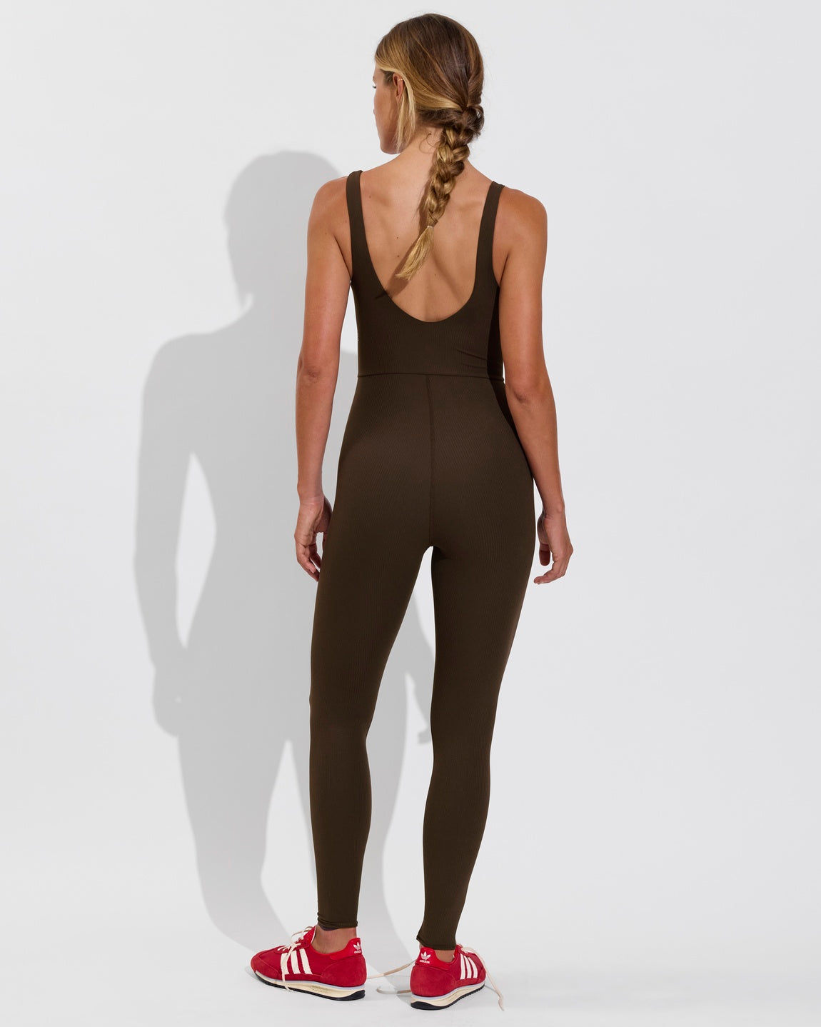 Plunge Playsuit 27" *Rib - Cold Brew (Size S)