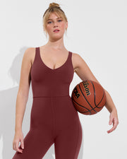 Plunge Playsuit 27" - Jam (Size S)