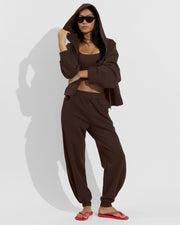 Replay Tank + Field Day Sweatpant (Size S) + Beach Side Hoodie - Cold Brew (Size S/M)
