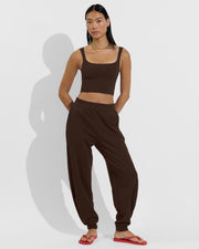 Replay Tank + Field Day Sweatpant - Cold Brew (Size S)