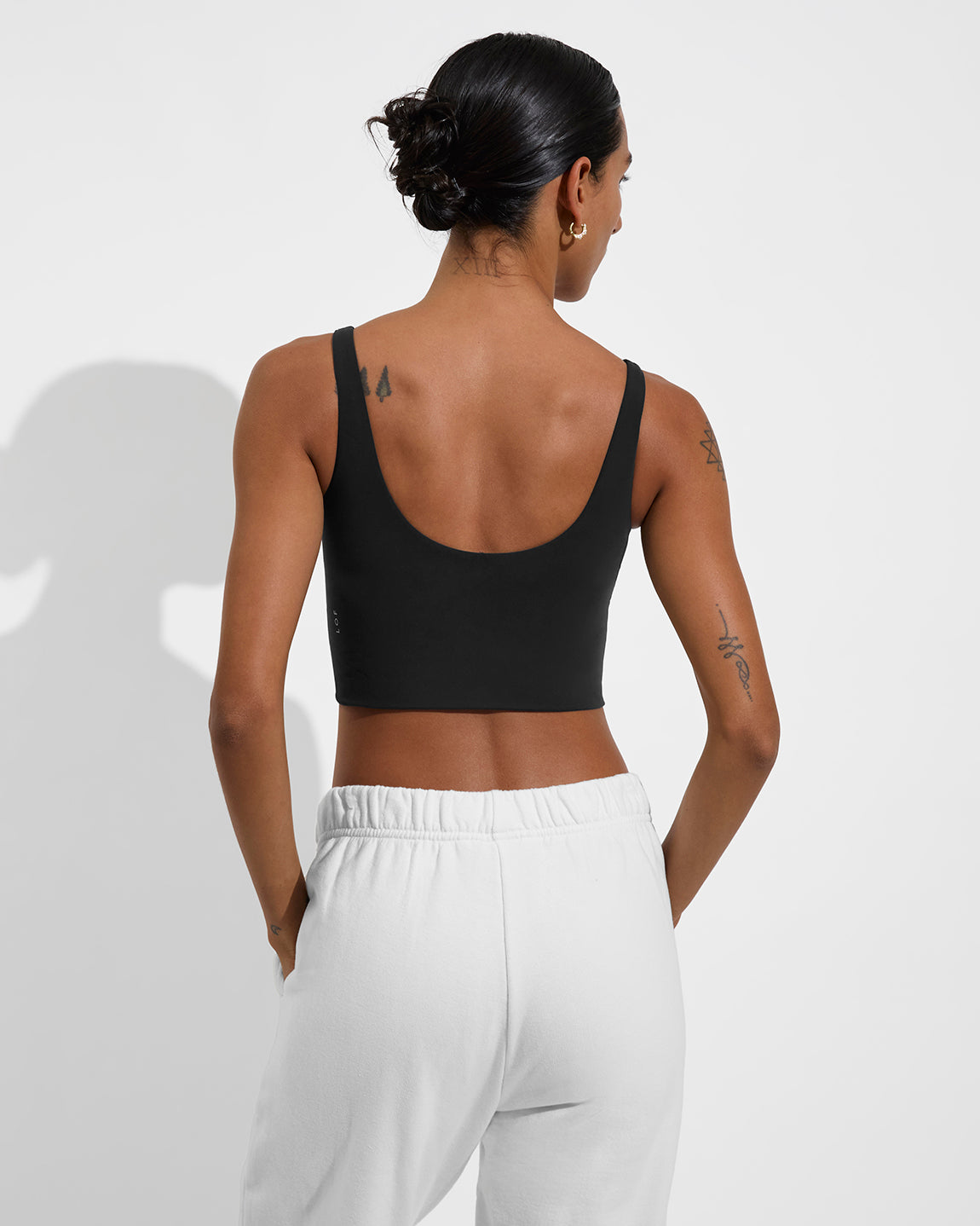 Reset Tank - Jet + Field Day Sweatpant - Coconut (Size S)