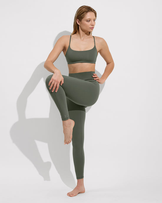 Pool Days Top + Super Moves Tight - Agave (Size S)