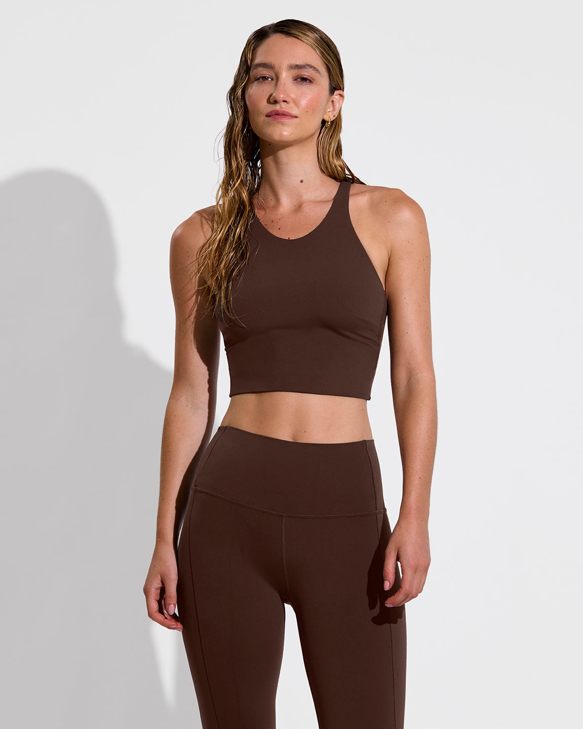 Super Flex Tank - Cold Brew + Super Moves Tight - Cold Brew