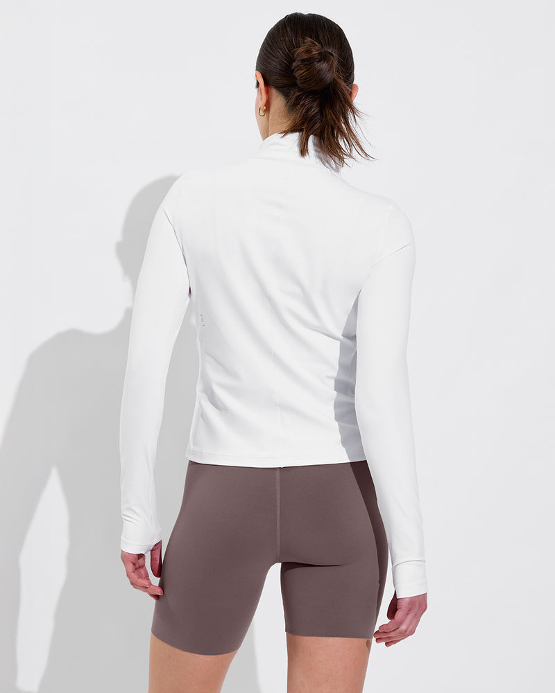 Super Moves Jacket - Coconut + Super Moves Short 5” - Stormy (Size S)