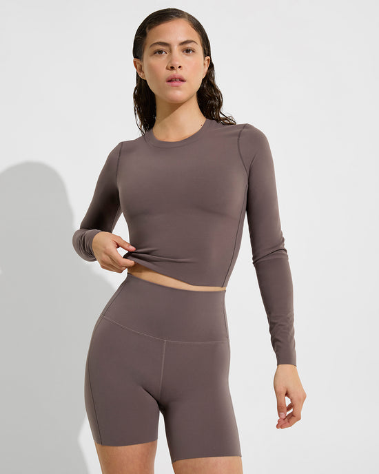 Super Moves LS Tee + Super Moves Short 5" - Stormy (Size S)