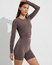 Super Moves LS Tee + Super Moves Short 5" - Stormy (Size S)