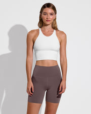 Super Flex Tank - Coconut + Super Moves Short 5" - Stormy (Size S)