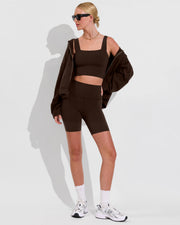 Frame Tank + Super Moves Short 7" (Size S) + Beach Side Hoodie - Cold Brew (Size S/M)