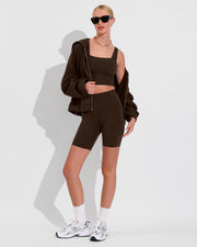 Frame Tank + Super Moves Short 7" (Size S) + Beach Side Hoodie - Cold Brew (Size S/M)