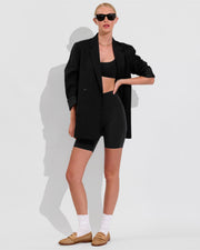 Pool Days Top + Super Moves Short 7" - Jet (Size S)