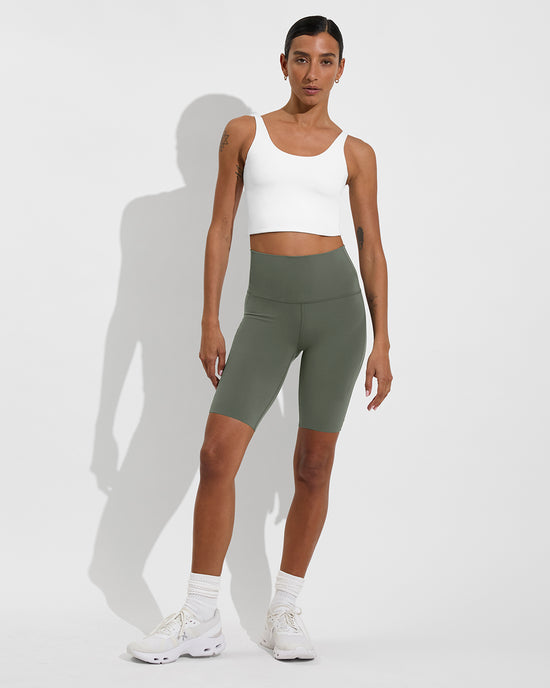 Reset Tank - Coconut + Super Moves Short 9" - Agave (Size S)