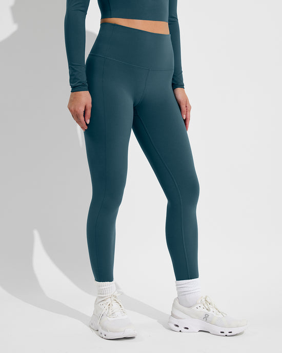 Rays Long Sleeve Top + Super Moves Tight - Deep End (Size S)