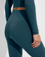 Rays Long Sleeve Top + Super Moves Tight - Deep End (Size S)