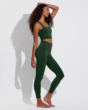 Frame Top + Super Moves Tight - Palm (Size S)