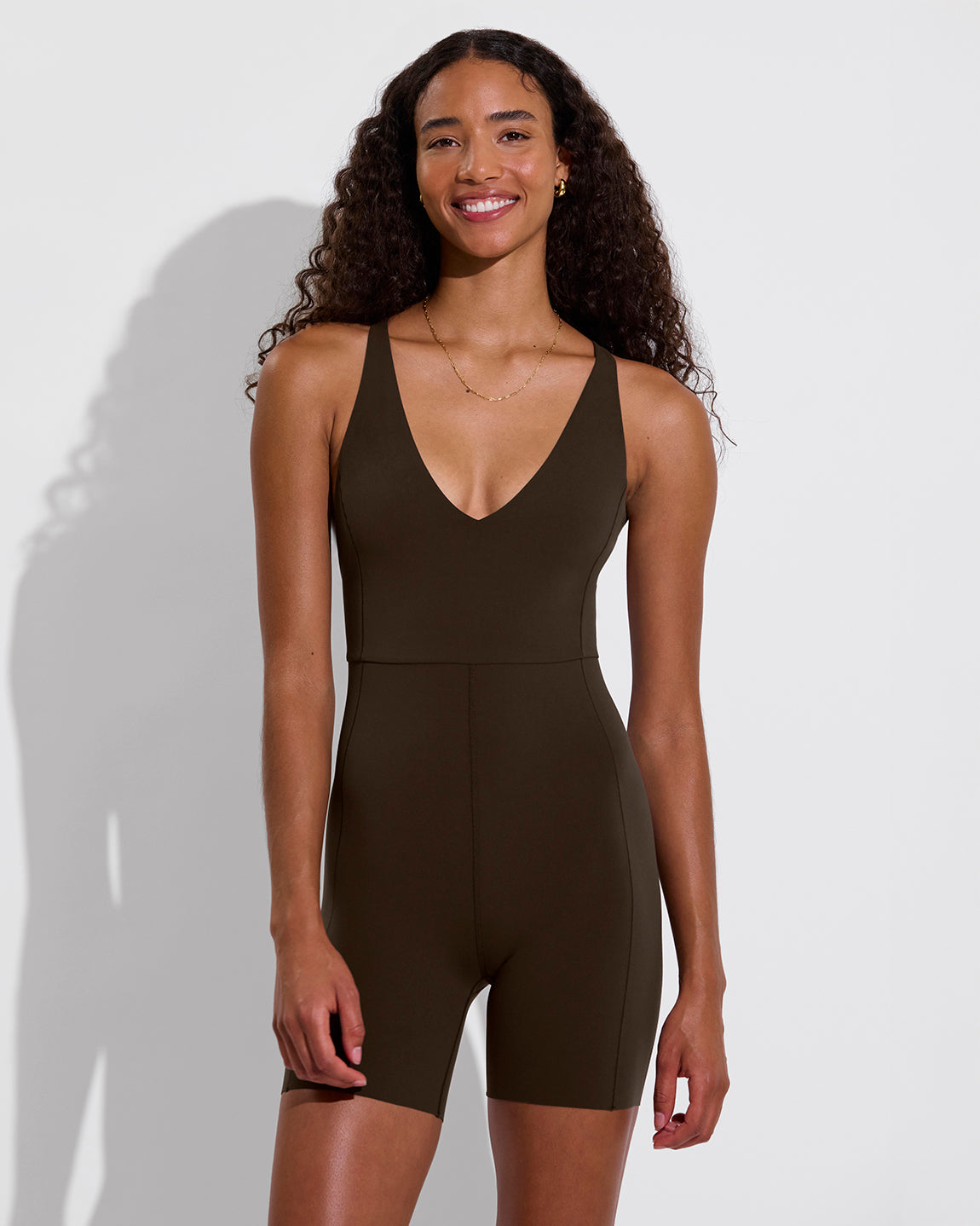 Weekender Playsuit 5" - Cold Brew (Size S)