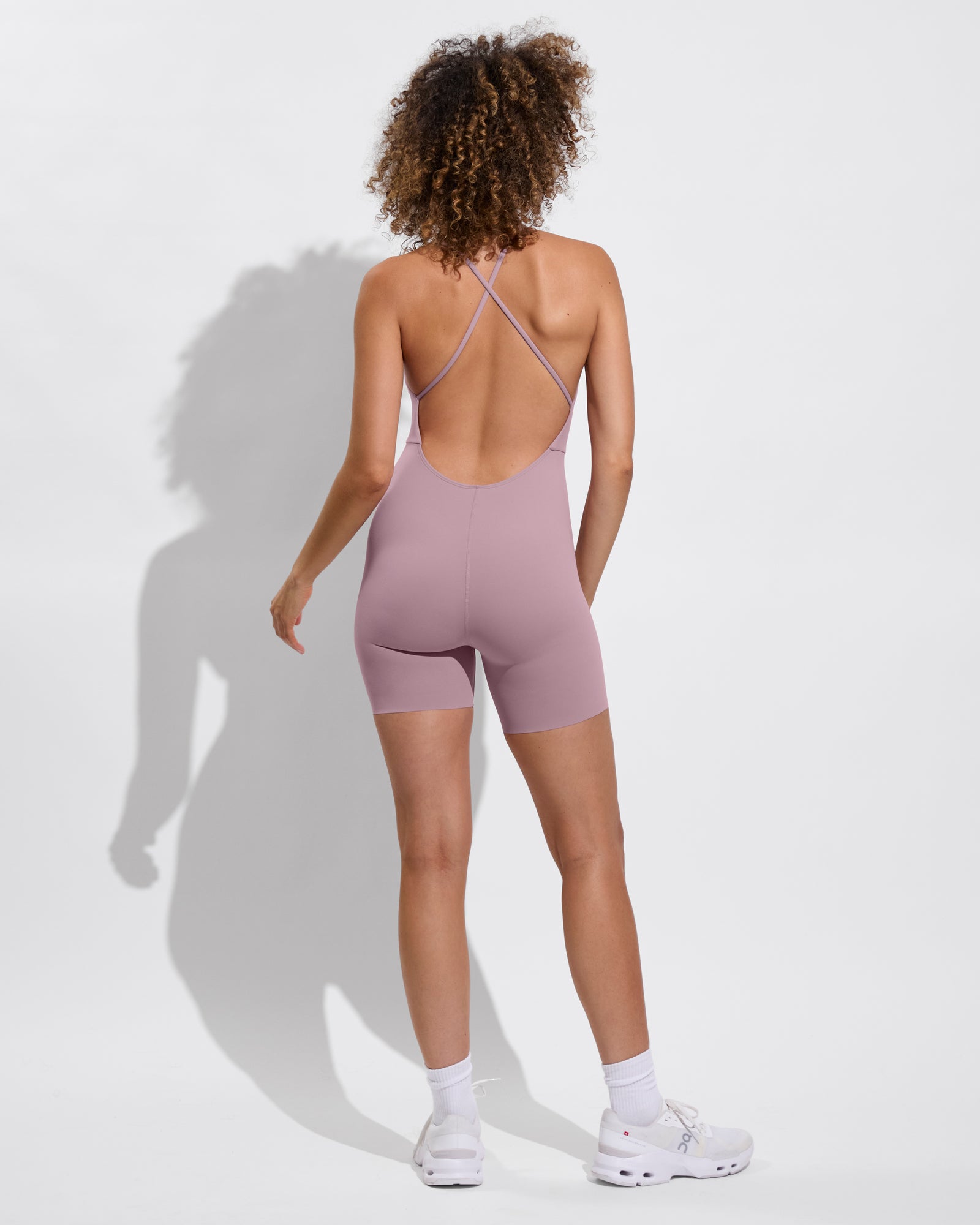 Weekender Playsuit 5" - Mauve It Mauve It (Size S)