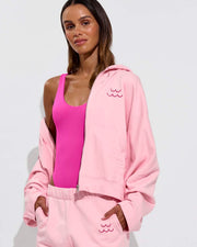 Beach Side Hoodie + Sports & Rec Jogger *Check Yourself - Delight / Hot + Betty Suit - Hot (Size S)