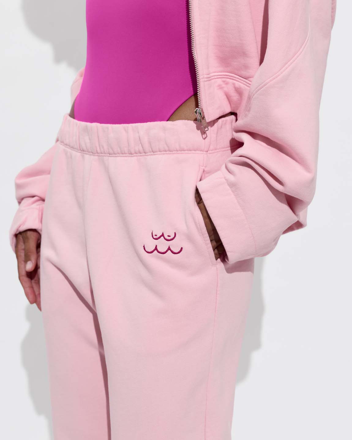 Beach Side Hoodie + Sports & Rec Jogger *Check Yourself - Delight / Hot + Betty Suit - Hot (Size S) 