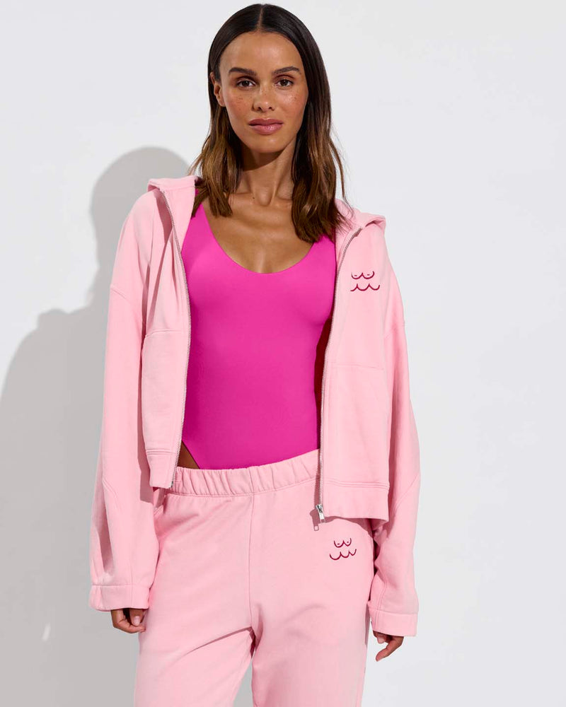 Beach Side Hoodie + Sports & Rec Jogger *Check Yourself - Delight / Hot + Betty Suit - Hot (Size S)