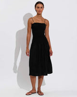 Cabana Midi Dress - Jet