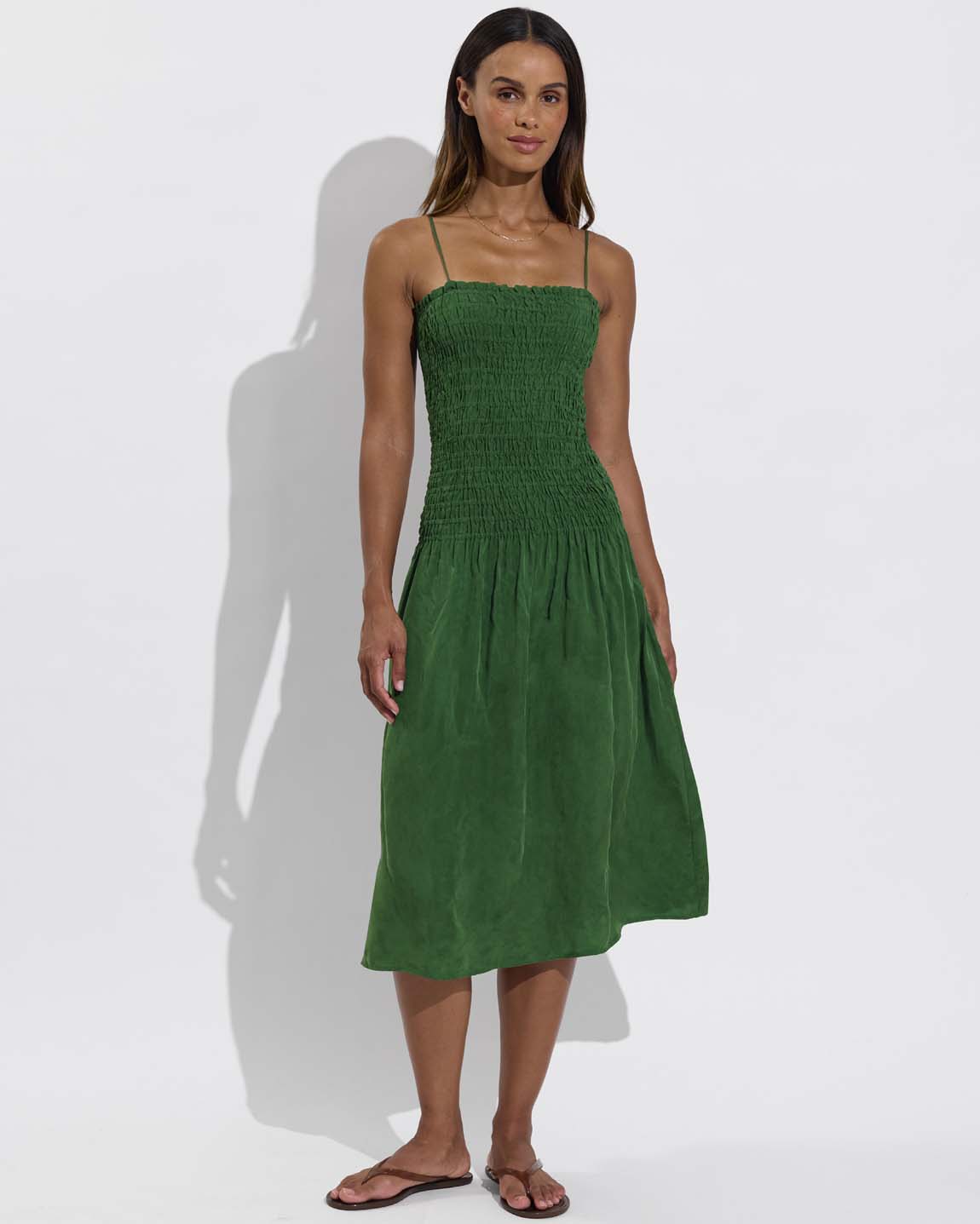 Cabana Midi Dress - Tropics (Size S/M)