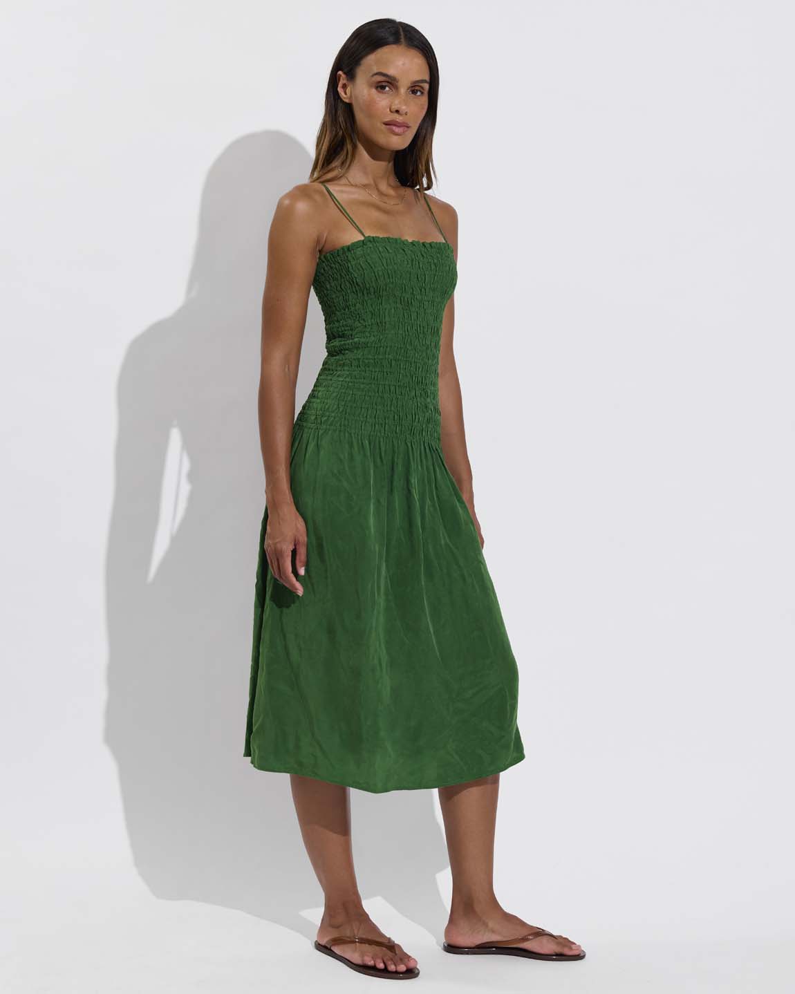 Cabana Midi Dress - Tropics (Size S/M)