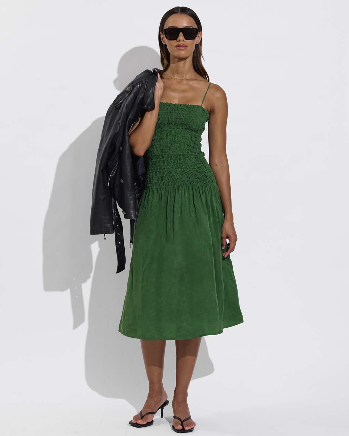 Cabana Midi Dress - Tropics (Size S/M)