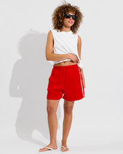 Swell Tank - Coconut + Layup Short 4" - Sweet Chili Heat (Size S)