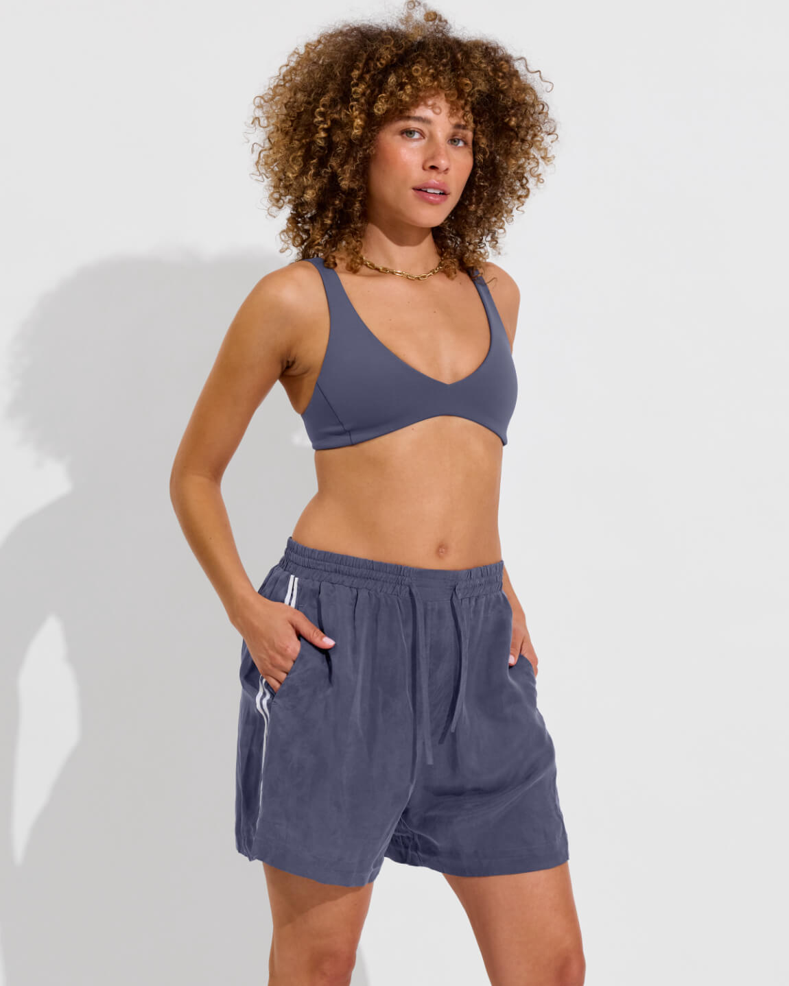 Plunge Top + Layup Short 4" - Varsity (Size S)