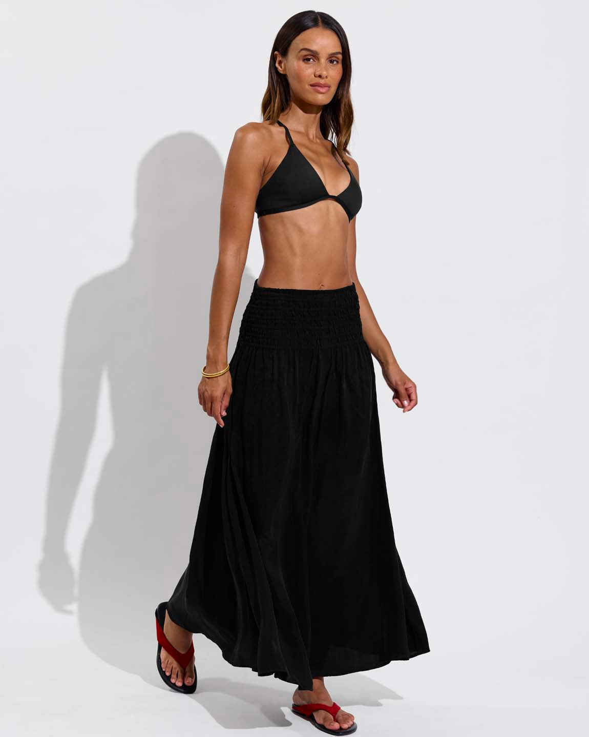 Reef Top + Paloma Skirt - Jet (Size S)