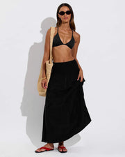 Reef Top + Paloma Skirt - Jet (Size S)