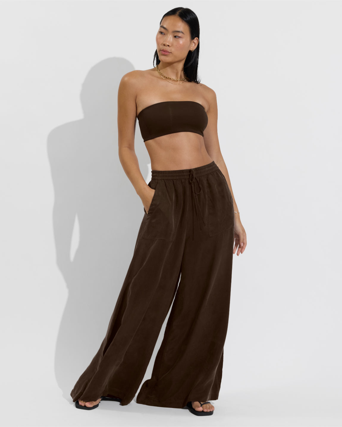 Tubular Top + Playaway Pant - Cold Brew (Size S)