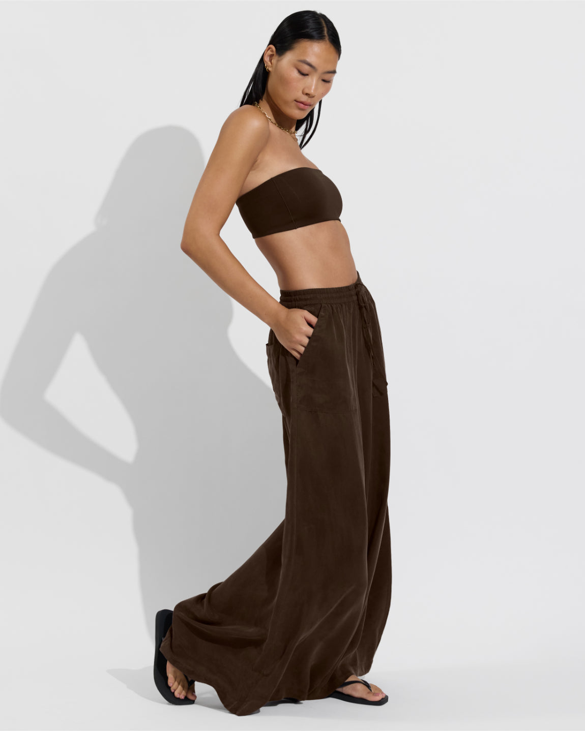 Tubular Top + Playaway Pant - Cold Brew (Size S)