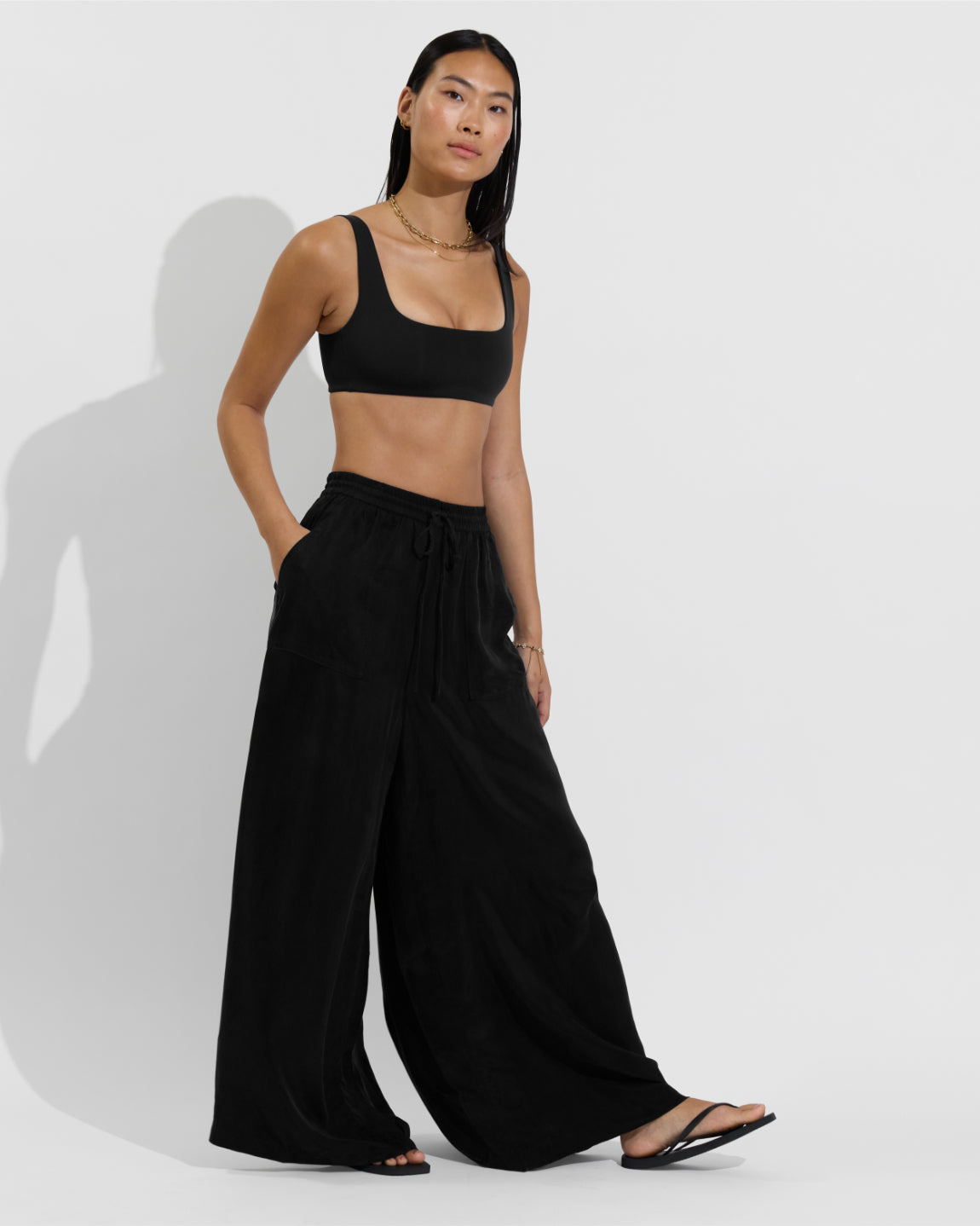 Streamline Top + Playaway Pant - Jet (Size S)