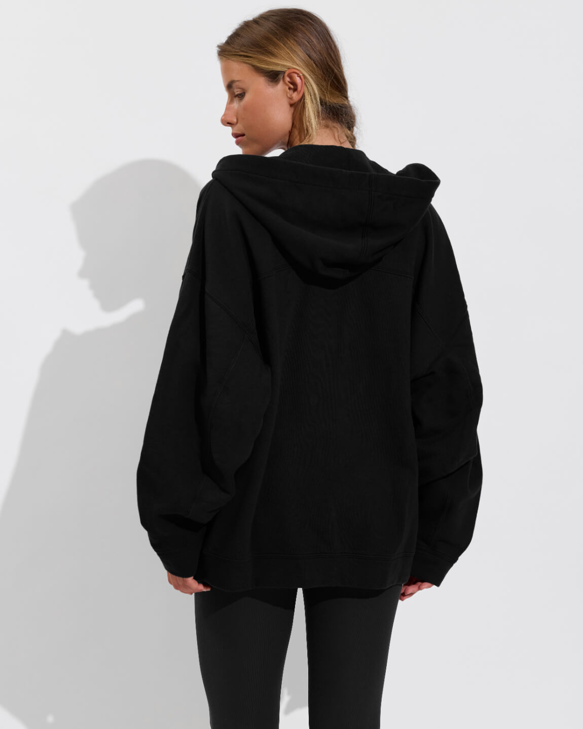 Stadium Hoodie (Size S/M) + Super Moves Tight Rib* - Jet (Size S) [Photo 1]