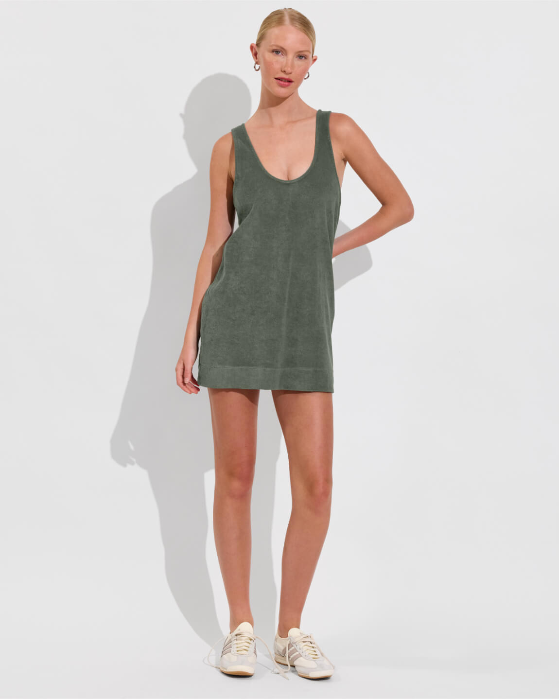 Towel To Go Dress - Agave (Size S)