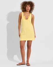 Towel To Go Dress - Melt + Reef Top - Mango (Size S) 
