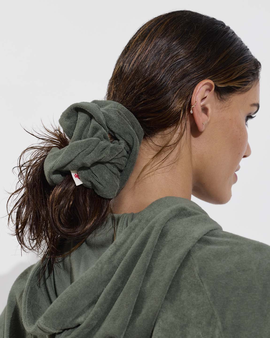 Towel To Go Hoodie (Size S/M) + Towel To Go Scrunchie - Agave