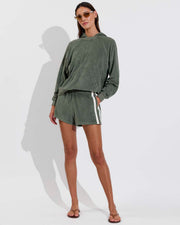 Towel To Go Hoodie (Size S/M) + Towel To Go Short  - Agave (Size S)