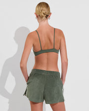 Sunday Top + Towel To Go Short - Agave (Size S)