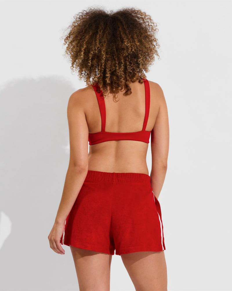 La Plage Top + Towel To Go Short - Sweet Chili Heat (Size S)