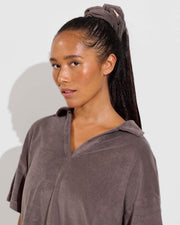 Towel To Go Top (Size S/M) + Towel To Go Scrunchie - Stormy